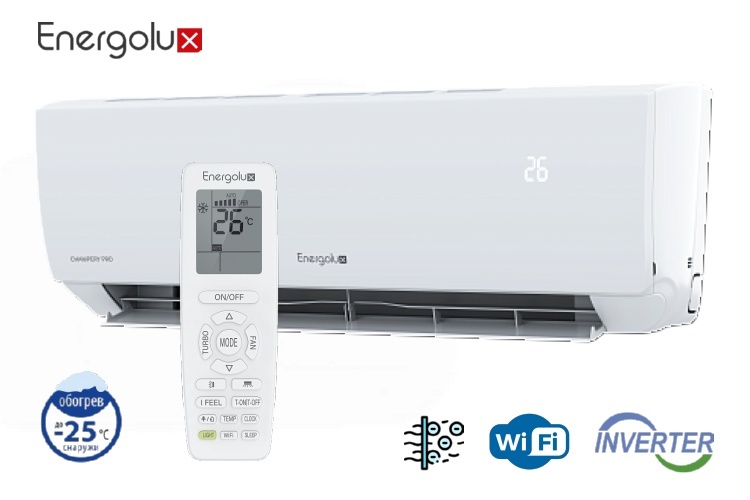 <span style="font-weight: bold;">ENERGOLUX</span> серия <span style="font-weight: bold;">CHAMPERY Pro HP DC Inverter Wi-Fi</span><br>